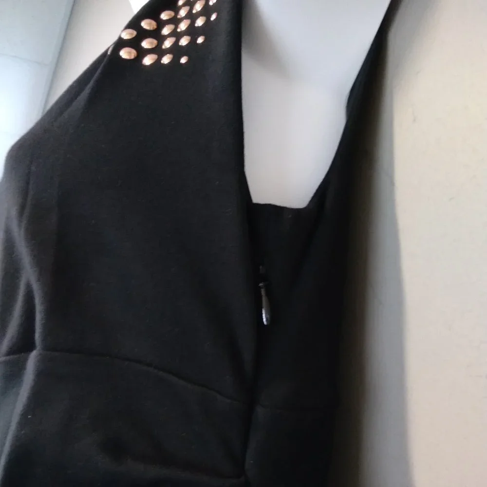 EXPRESS Black Studded Bodycon Party Dress size 6 - Picture 5 of 10